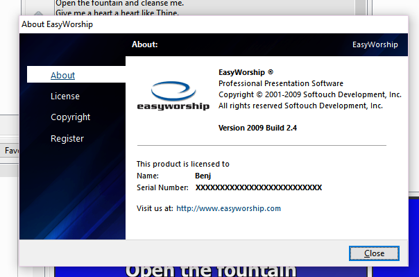 easyworship 7 offline license file download
